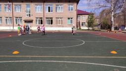 Спортивная площадка на территории детского сада